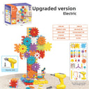 Electric DIY Gear Building Blocks STEM Educational Toy for Kids