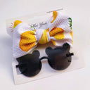 Kids Sunglasses And Fruit-Print Hairband Set