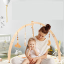 Wooden Baby Fitness Training Rack