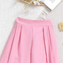 Girls Mesh Floral Strap Top and Trousers Set