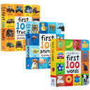 First 100 Words Animals Trucks Board Books Set