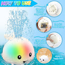Electric Induction Whale Bath Toy