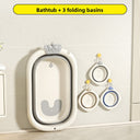 Foldable Baby Bath Tub with Temperature Display