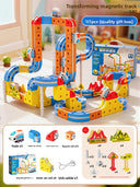 Magic Transformable Magnetic Track Cube Building Set