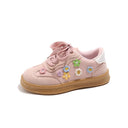 Girls Floral Casual Sneakers