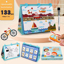 Children's Early Education Platform Puzzle Montessori Early Education Magnetic Puzzle Book Toy