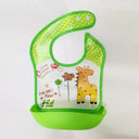 Detachable No-wash Waterproof Silicone-like Bib For Kids