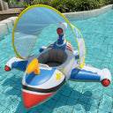 Children Inflatable Swim Seat Ring with Sunshade