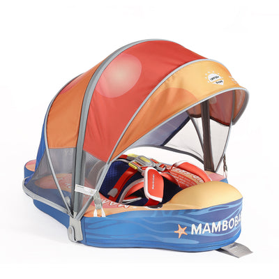 Infant Starfish Swimming Ring with Sunshade