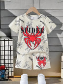 Men's children's clothing short-sleeved shorts T-shirt