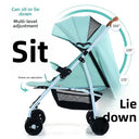 Lightweight Foldable Baby Stroller with Reclining Seat
