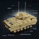 Military Building Blocks M2 Bradley Armored Vehicle Model