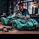 Remote Control Building Block Car Set