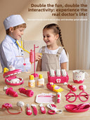 Childrens Doctor Role Play Toy Set with Sound Light Effects