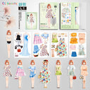 Princess Dress-up Magnetic Stickers for Toys
