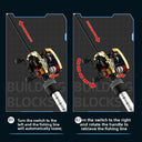 Creative building block fishing baitcasting reel rod