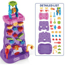 Multifunctional Children Water Sand Play Table with Wheels