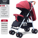 Lightweight Foldable Baby Stroller with Reclining Seat