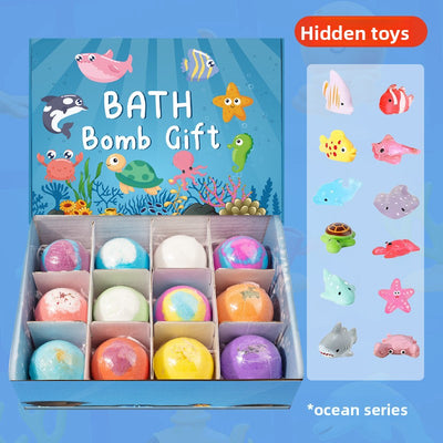 Salt bath ball bubble ball