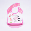 Detachable No-wash Waterproof Silicone-like Bib For Kids