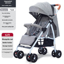 Lightweight Foldable Baby Stroller with Reclining Seat