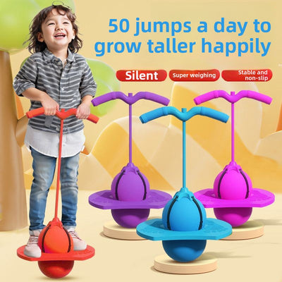 Childrens Sensory Training Bouncing Ball with Handrail