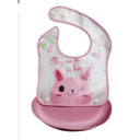 Detachable No-wash Waterproof Silicone-like Bib For Kids