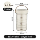 Insulated Stainless Steel Lunch Box