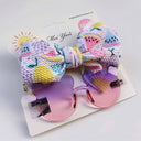 Kids Sunglasses And Fruit-Print Hairband Set