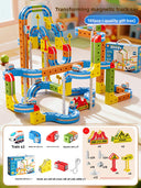 Magic Transformable Magnetic Track Cube Building Set