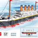 Titanic Cruise Ship Building Block Model