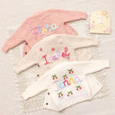Handmade Personalized Baby Knit Cardigan