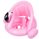Children Inflatable Swim Seat Ring with Sunshade