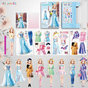 Princess Dress-up Magnetic Stickers for Toys
