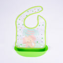 Detachable No-wash Waterproof Silicone-like Bib For Kids