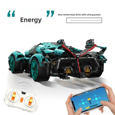 Remote Control Building Block Car Set