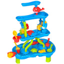Multifunctional Children Water Sand Play Table with Wheels