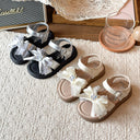 Floral Rhinestone Girls Summer Sandals