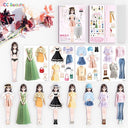 Princess Dress-up Magnetic Stickers for Toys